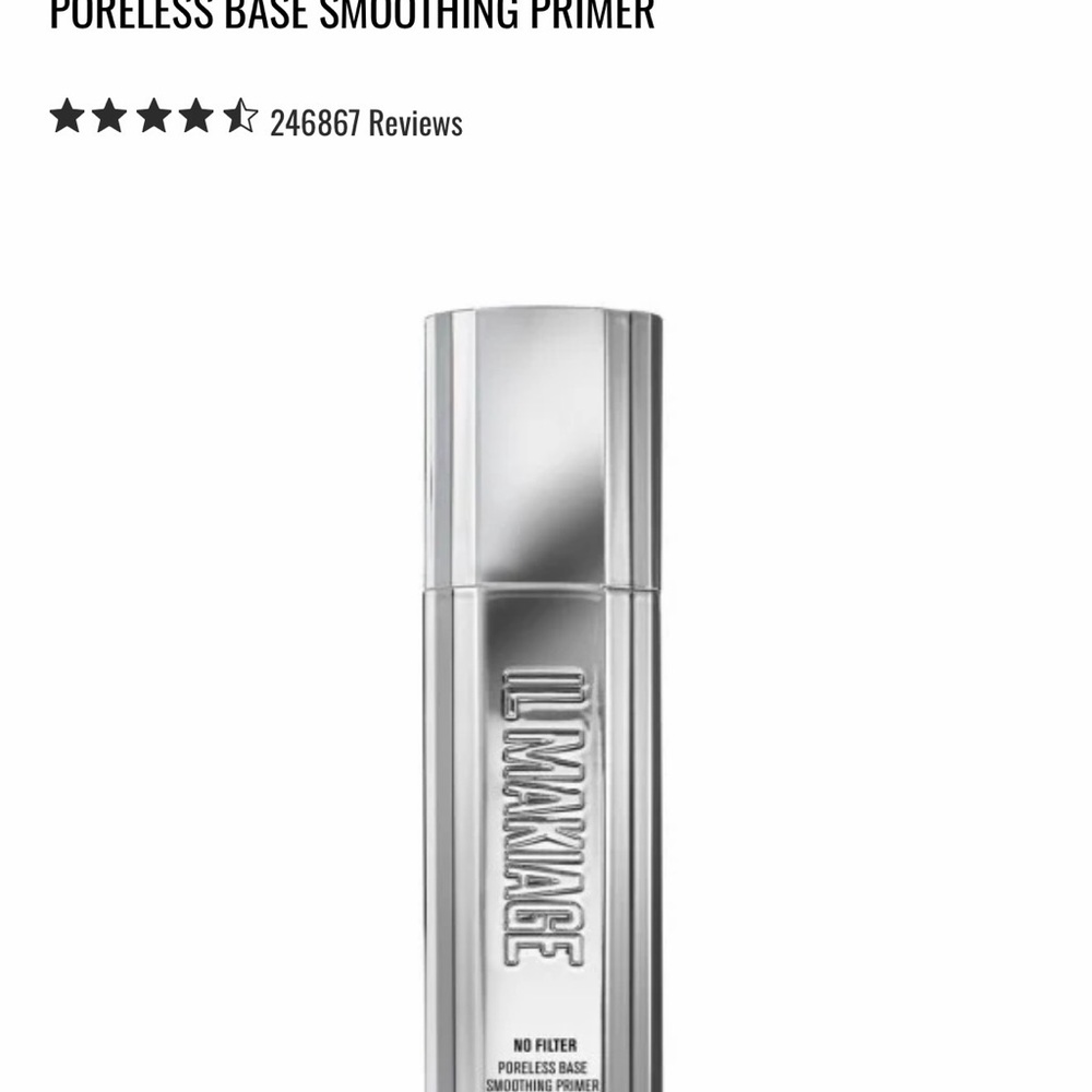 new in box! IL MAKIAGE Silver Poreless Smoothing Primer Bottle - Picture 2 of 3